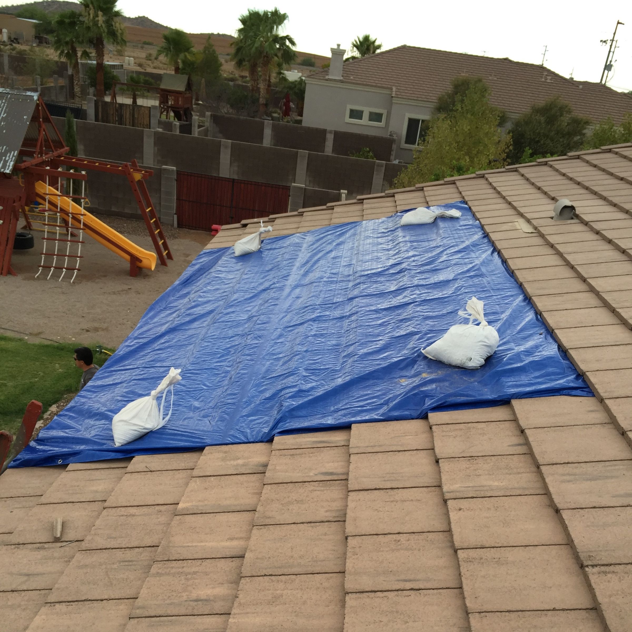 How To Secure A Tarp To The Roof at Shirley Eddings blog